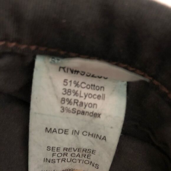 Level 99 Dark Gray Straight Leg Pants - Picture 5 of 6